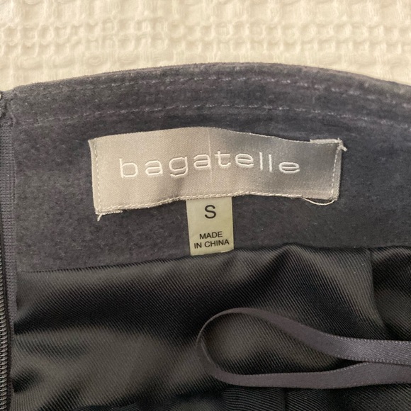 Navy blue suede miniskirt by bagatelle - Picture 2 of 3